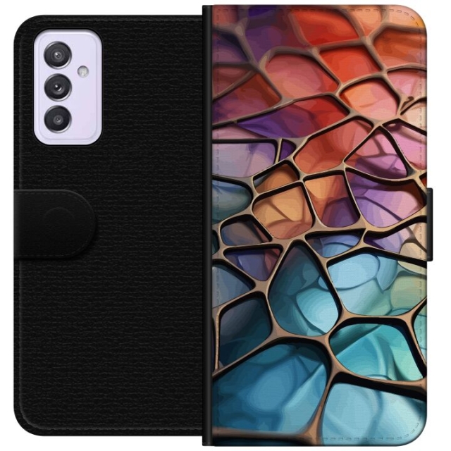 Wallet case for Samsung Galaxy A82 5G with Metallic pattern design