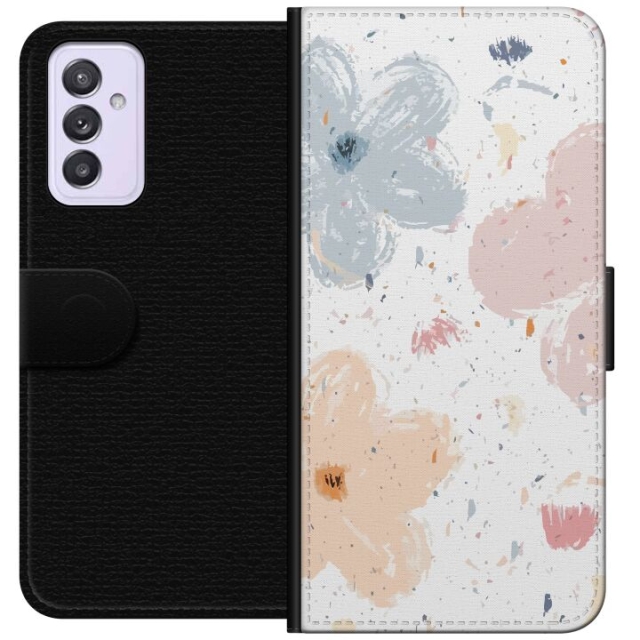 Wallet case for Samsung Galaxy A82 5G with Flowers design