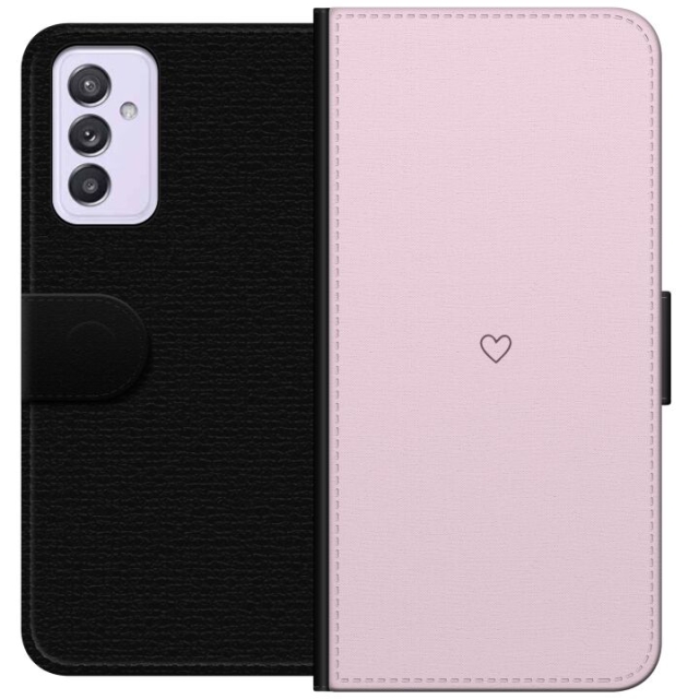 Wallet case for Samsung Galaxy A82 5G with Heart design