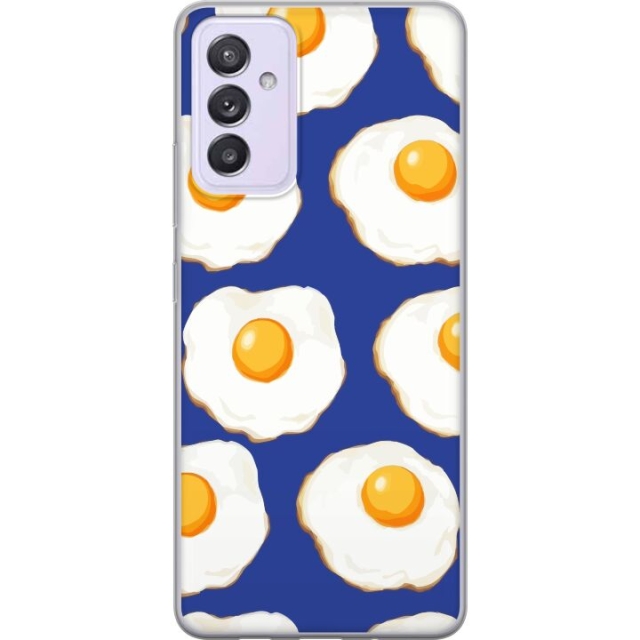 Mobile case for Samsung Galaxy A82 5G with Fried eggs design