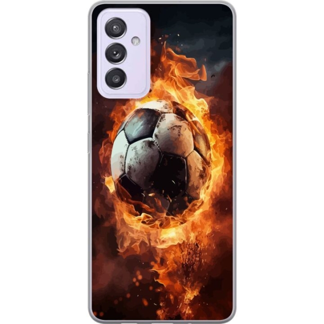 Mobile case for Samsung Galaxy A82 5G with Football design