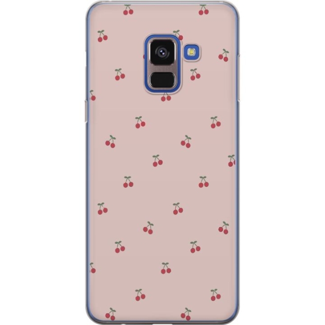 Mobile case for Samsung Galaxy A8 (2018) with Cherry design