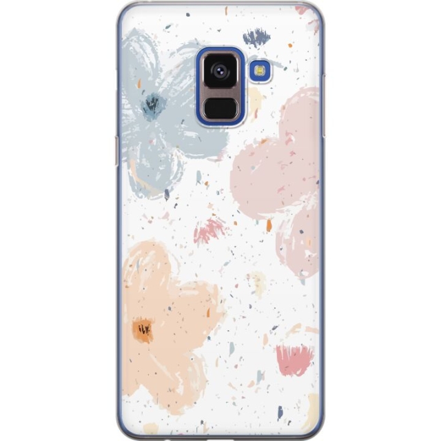Mobile case for Samsung Galaxy A8 (2018) with Flowers design