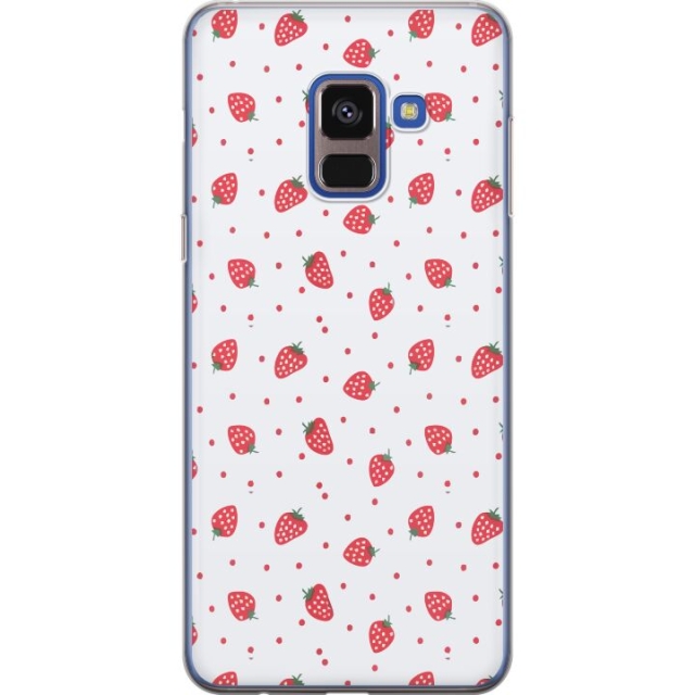 Mobile case for Samsung Galaxy A8 (2018) with Strawberries design