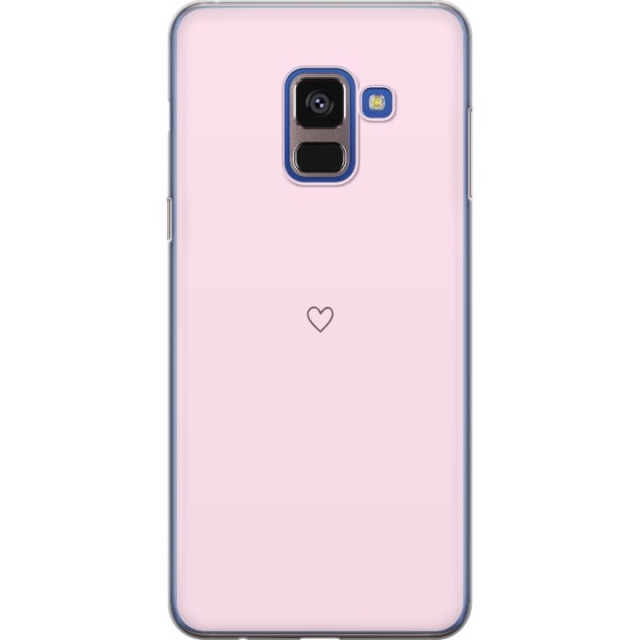 Mobile case for Samsung Galaxy A8 (2018) with Heart design