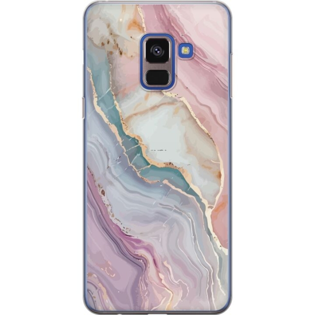 Mobile case for Samsung Galaxy A8 (2018) with Marble design