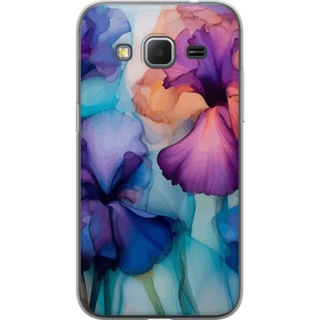 Mobile case for Samsung Galaxy Core Prime with Magical flowers design