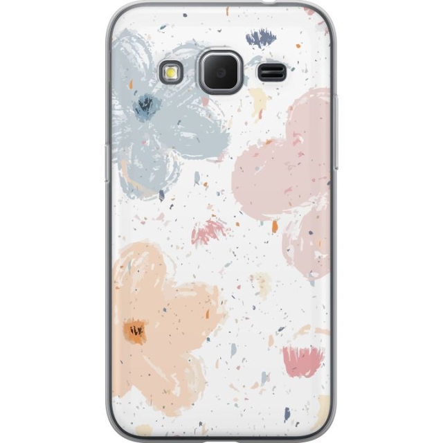 Mobile case for Samsung Galaxy Core Prime with Flowers design
