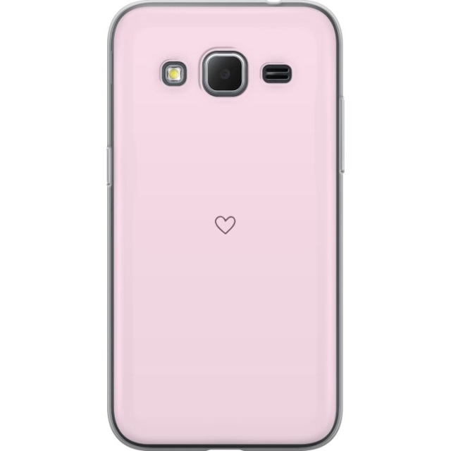 Mobile case for Samsung Galaxy Core Prime with Heart design