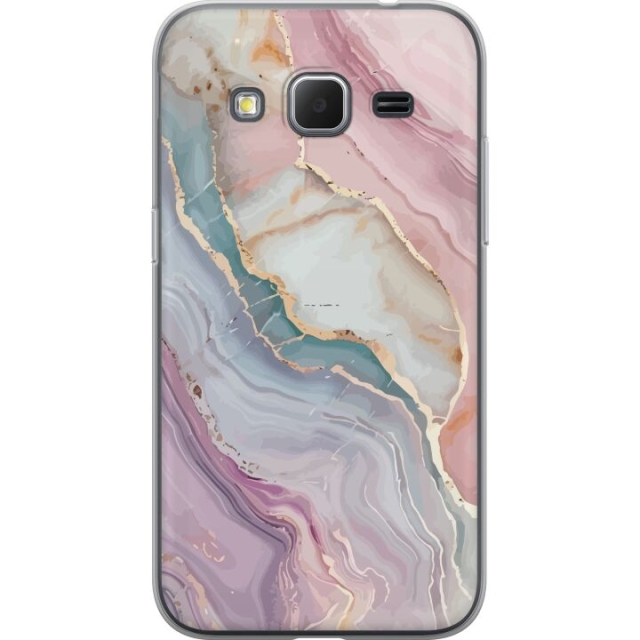 Mobile case for Samsung Galaxy Core Prime with Marble design