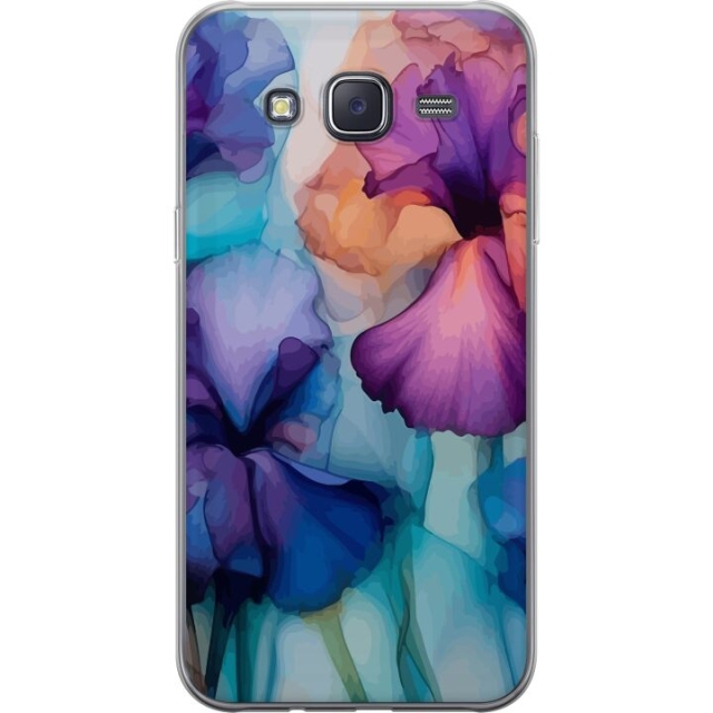 Mobile case for Samsung Galaxy J5 with Magical flowers design