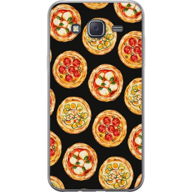 Mobile case for Samsung Galaxy J5 with Pizza design