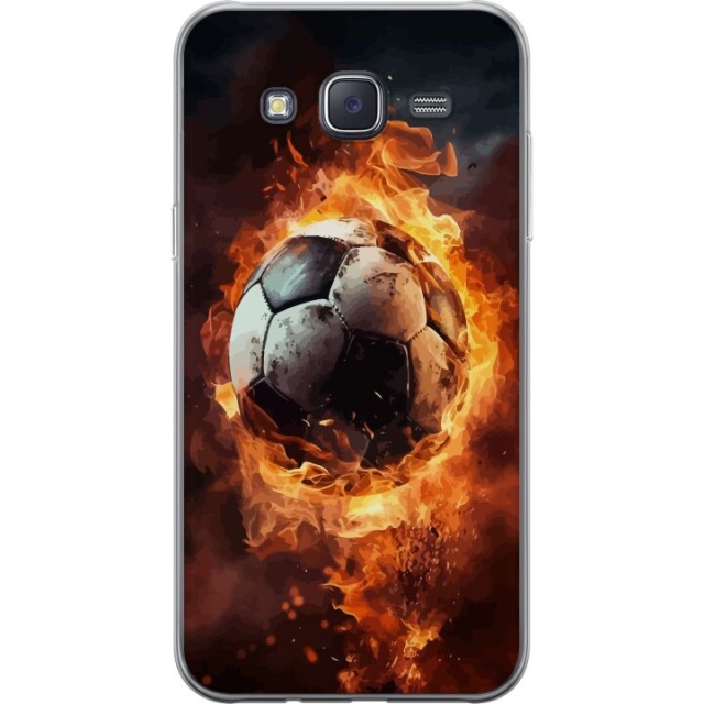 Mobile case for Samsung Galaxy J5 with Football design