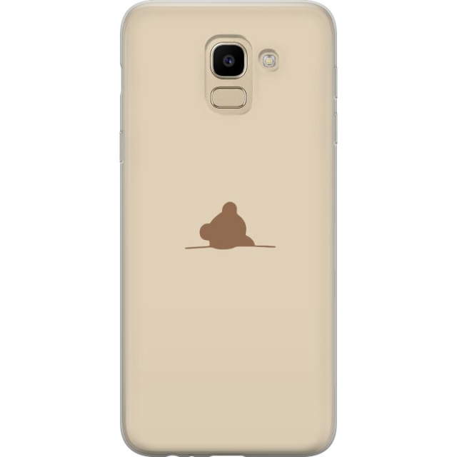 Mobile case for Samsung Galaxy J6 with Nalle design