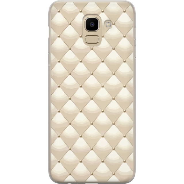 Mobile case for Samsung Galaxy J6 with Gold shine design