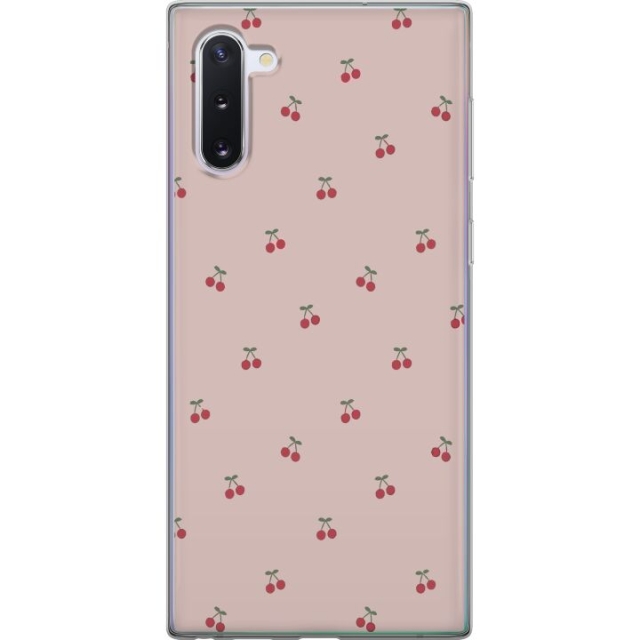 Mobile case for Samsung Galaxy Note10 with Cherry design