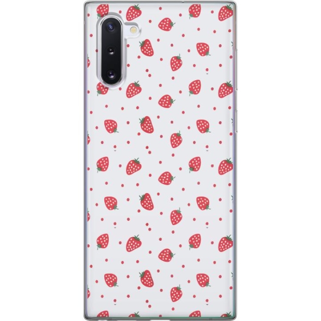 Mobile case for Samsung Galaxy Note10 with Strawberries design
