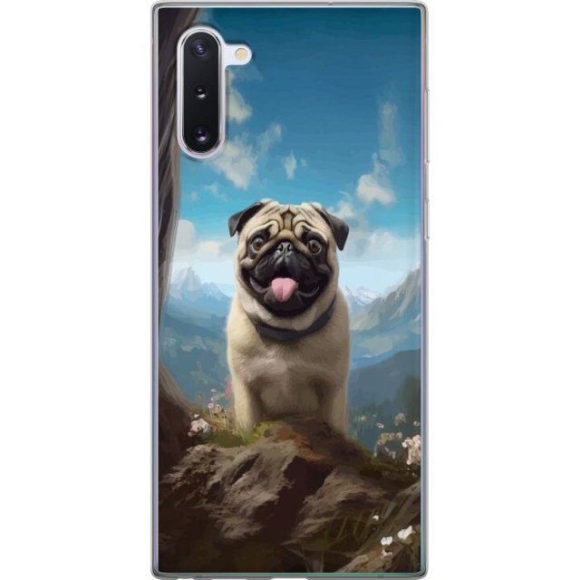 Mobile case for Samsung Galaxy Note10 with Happy Dog design