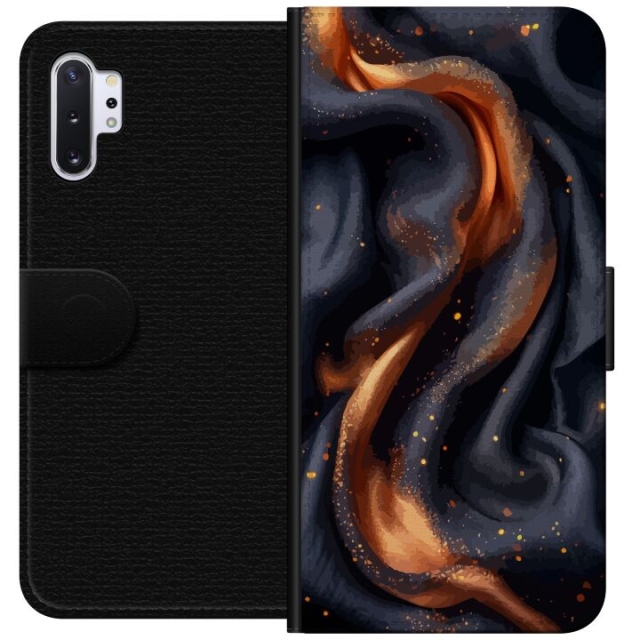 Wallet case for Samsung Galaxy Note10+ with Fiery silk design
