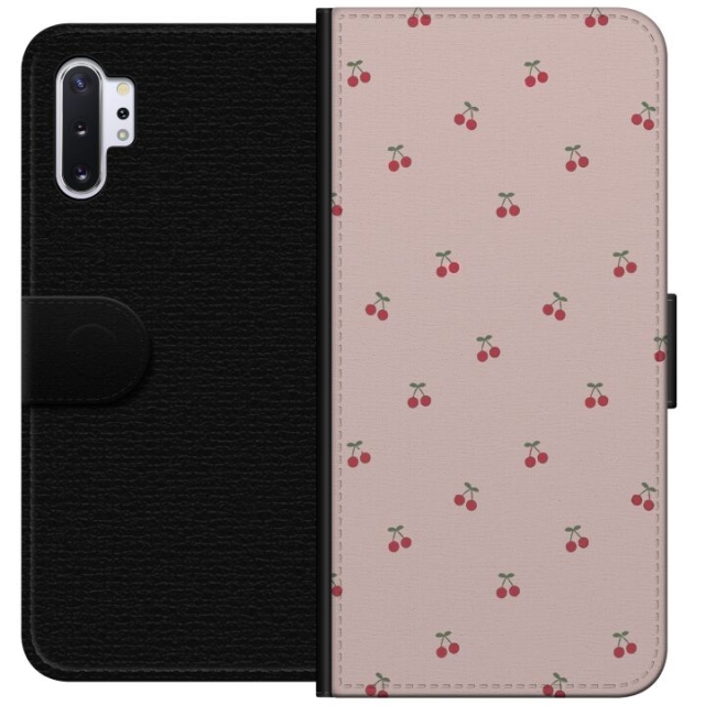 Wallet case for Samsung Galaxy Note10+ with Cherry design