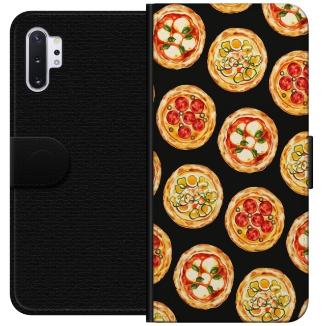 Wallet case for Samsung Galaxy Note10+ with Pizza design