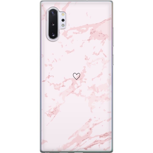 Mobile case for Samsung Galaxy Note10+ with Pink Heart design