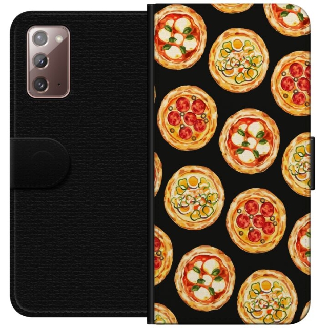 Wallet case for Samsung Galaxy Note20 with Pizza design