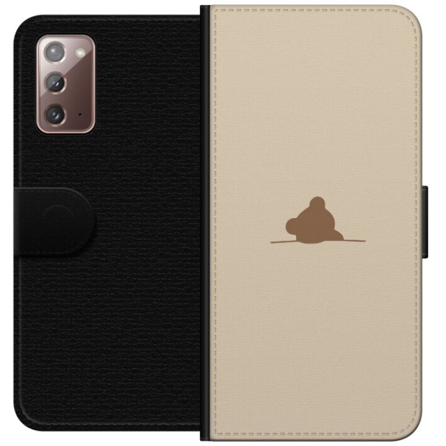 Wallet case for Samsung Galaxy Note20 with Nalle design