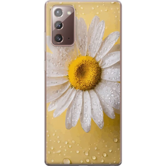 Mobile case for Samsung Galaxy Note20 with Porslinsblomma design