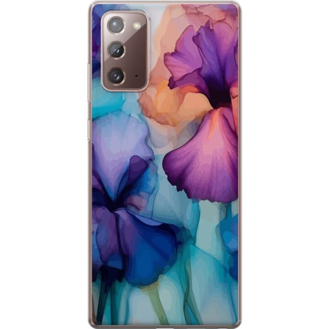 Mobile case for Samsung Galaxy Note20 with Magical flowers design