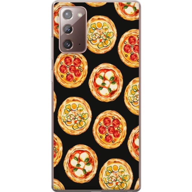 Mobile case for Samsung Galaxy Note20 with Pizza design
