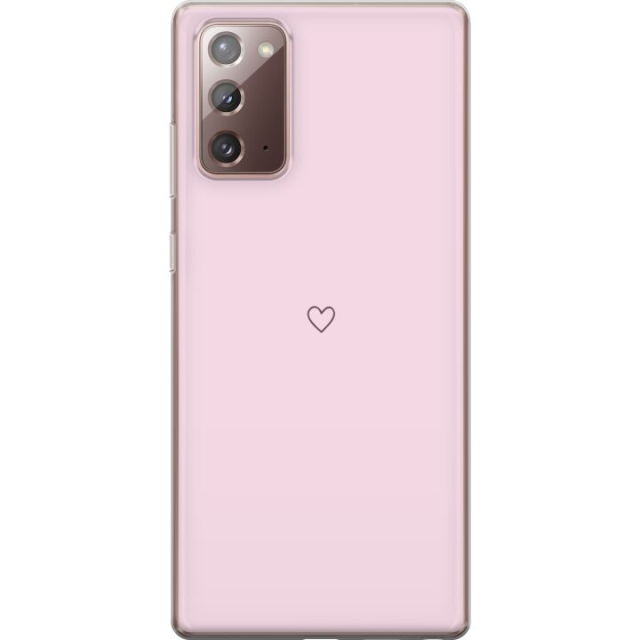Mobile case for Samsung Galaxy Note20 with Heart design