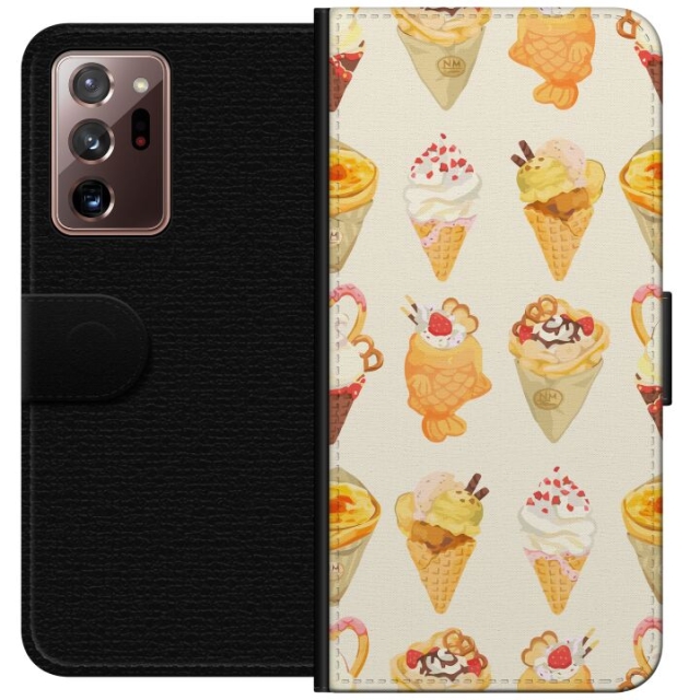 Wallet case for Samsung Galaxy Note20 Ultra with Glassy design