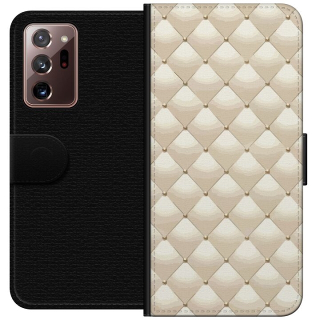 Wallet case for Samsung Galaxy Note20 Ultra with Gold shine design