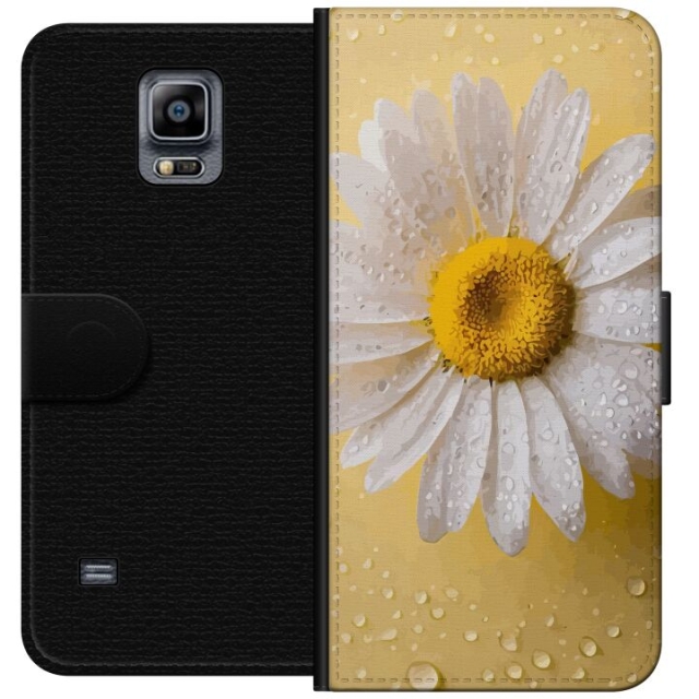 Wallet case for Samsung Galaxy Note 4 with Porslinsblomma design