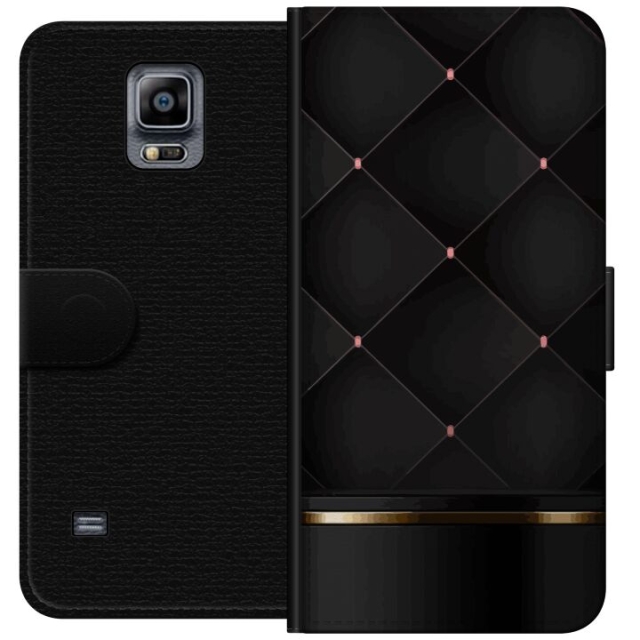 Wallet case for Samsung Galaxy Note 4 with Luxury line design