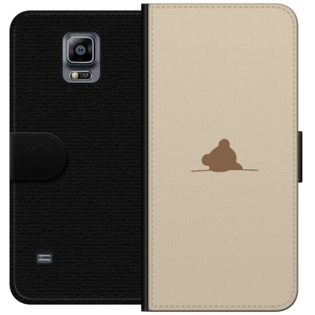 Wallet case for Samsung Galaxy Note 4 with Nalle design