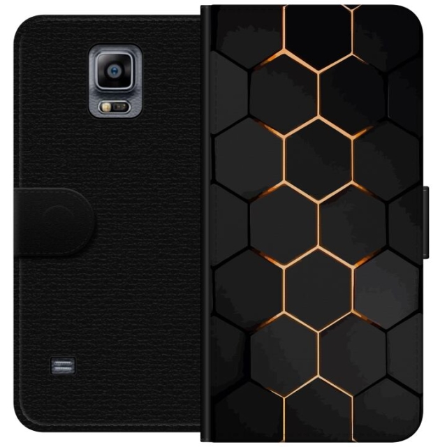 Wallet case for Samsung Galaxy Note 4 with Luxurious Pattern design