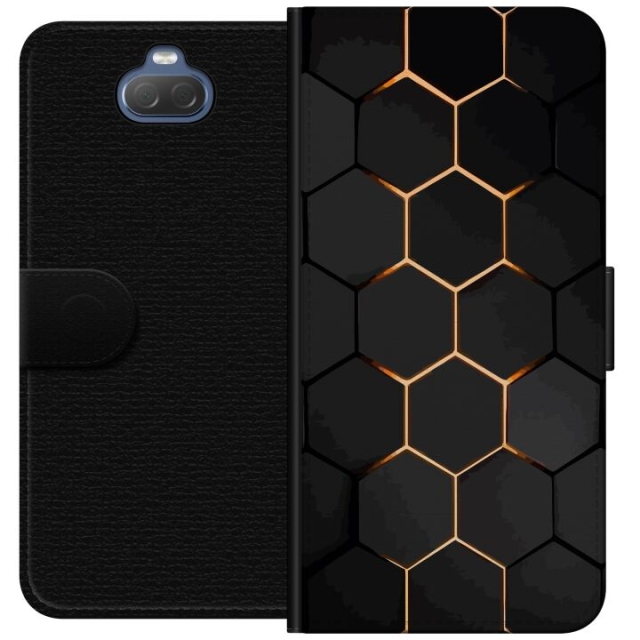 Wallet case for Sony Xperia 10 with Luxurious Pattern design