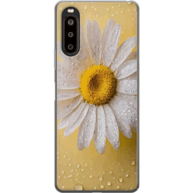 Mobile case for Sony Xperia 10 II with Porslinsblomma design