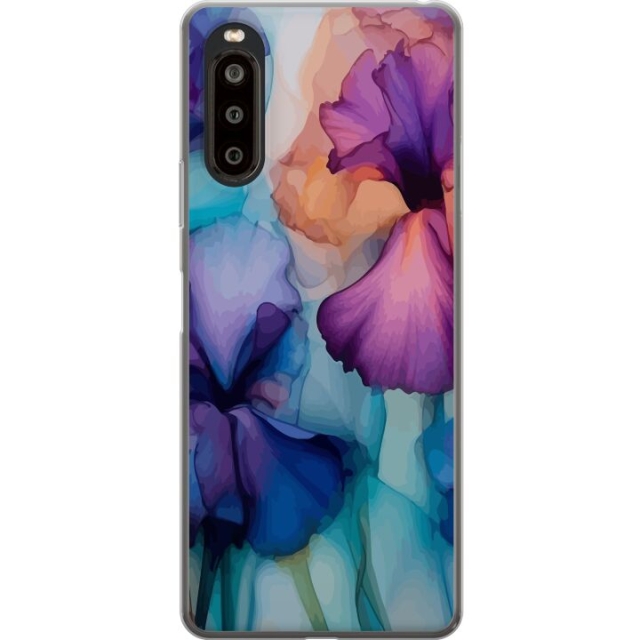 Mobile case for Sony Xperia 10 II with Magical flowers design
