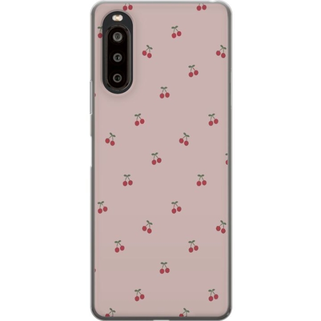 Mobile case for Sony Xperia 10 II with Cherry design
