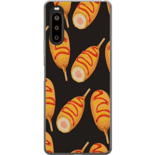 Mobile case for Sony Xperia 10 II with Chicken drumstick design