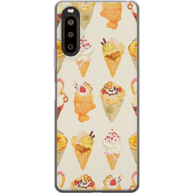 Mobile case for Sony Xperia 10 II with Glassy design