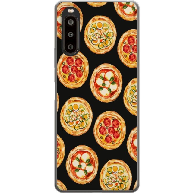 Mobile case for Sony Xperia 10 II with Pizza design