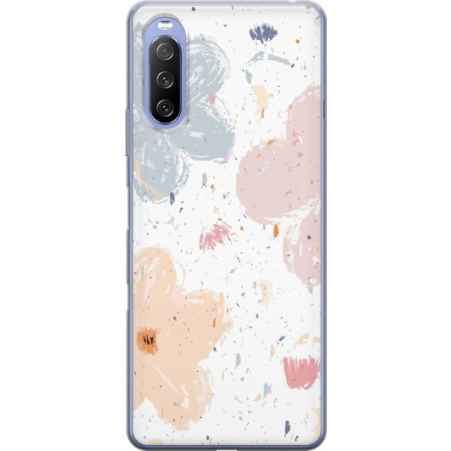 Mobile case for Sony Xperia 10 III with Flowers design