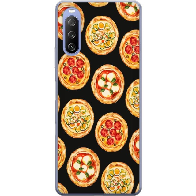 Mobile case for Sony Xperia 10 III with Pizza design