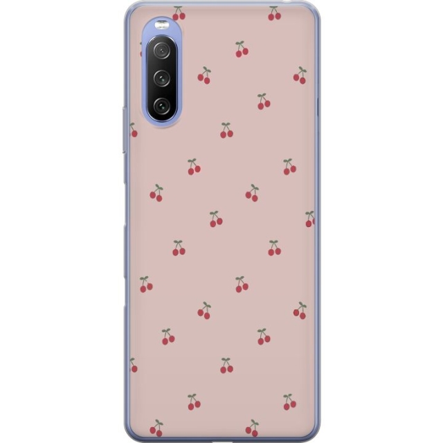 Mobile case for Sony Xperia 10 III Lite with Cherry design