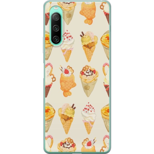 Mobile case for Sony Xperia 10 IV with Glassy design