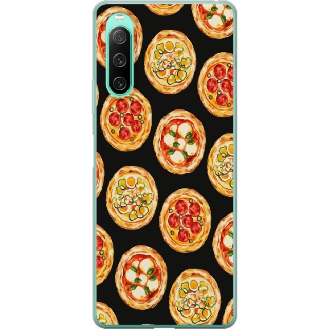 Mobile case for Sony Xperia 10 IV with Pizza design